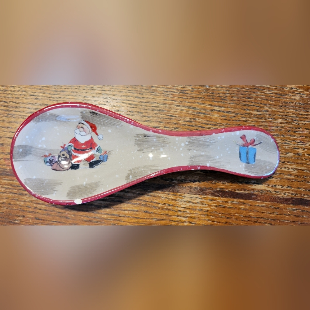 Festive Santa Spoon Rest